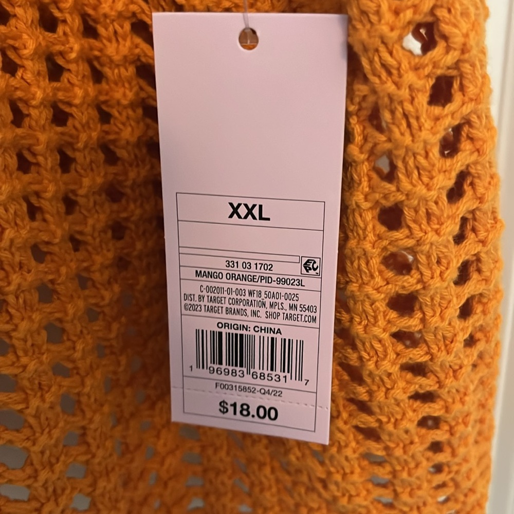 Orange and brown Wild Fable crochet tank top bundle - Picture 3 of 6